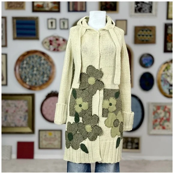 2004 Antho “Turning Leaves Sweater Coat” by Field Flower - Picture 7 of 15